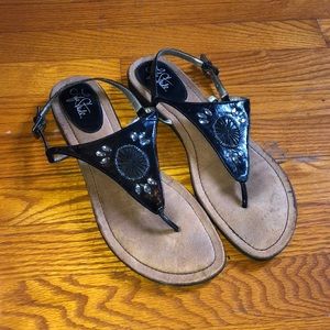 Black sandals